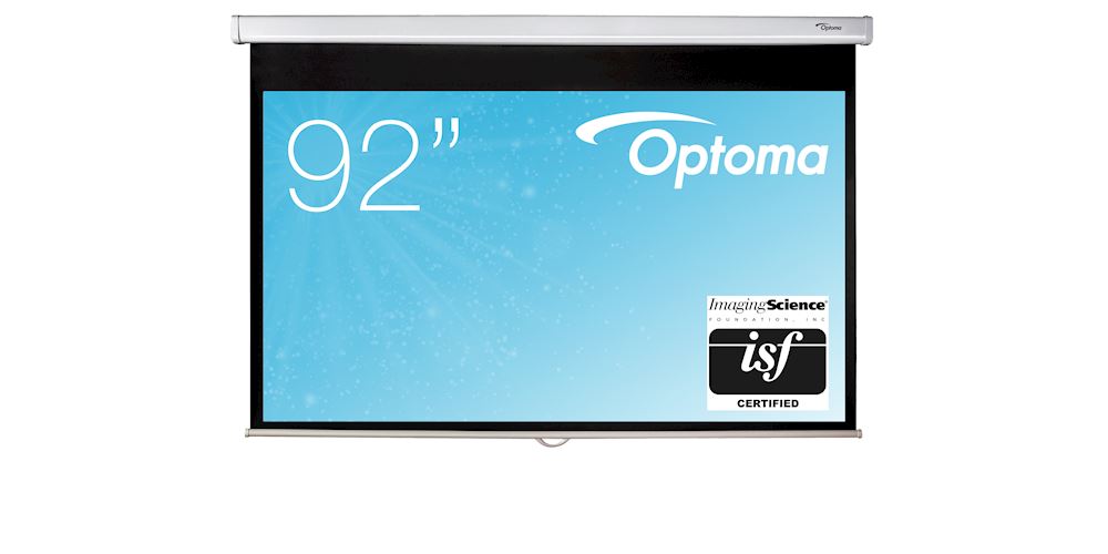 Optoma Projector Screen, 1145mm W, 2030mm H, 16:9 Aspect Ratio